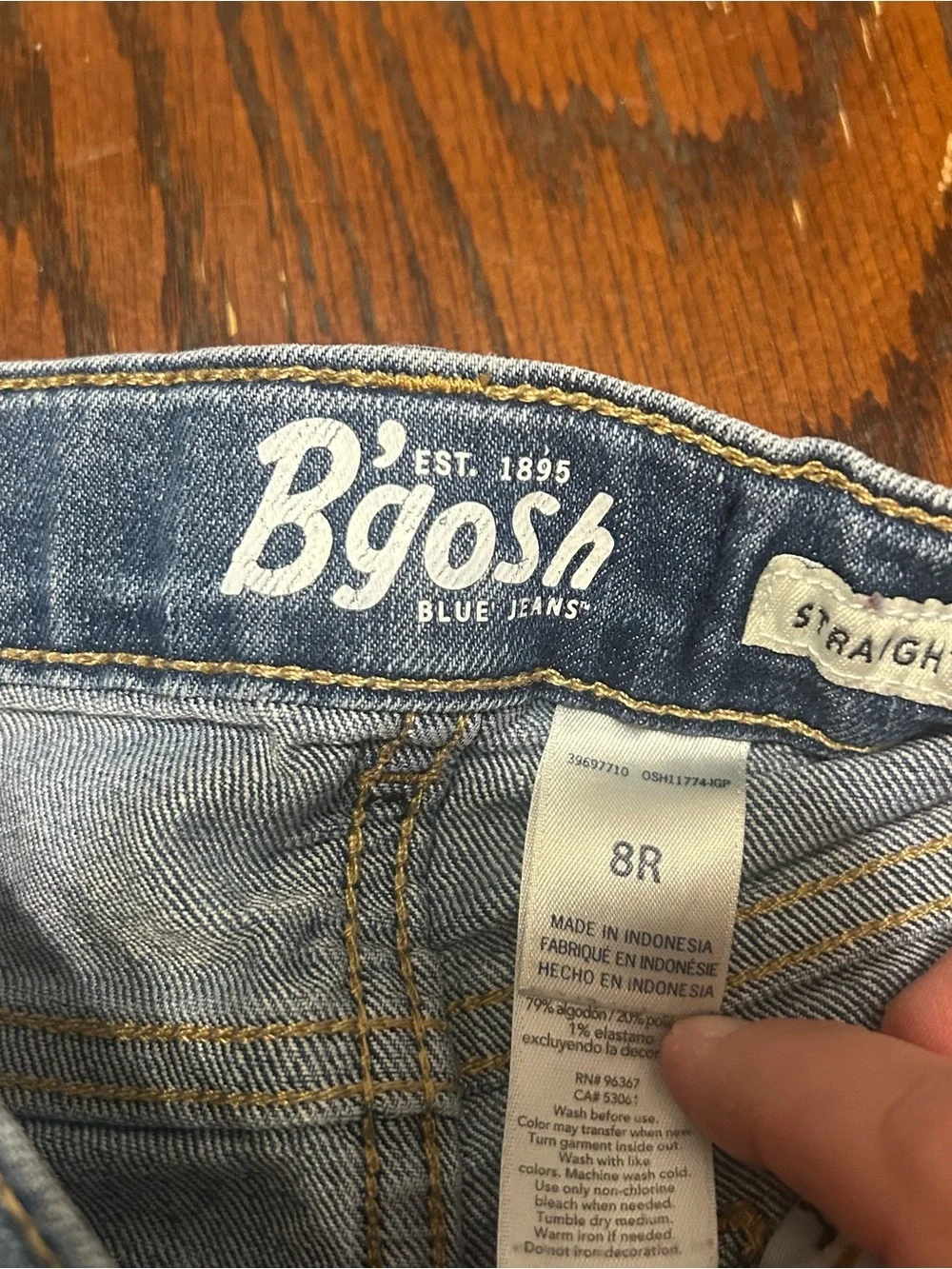 OshKosh B'gosh faded blue kids jeans
